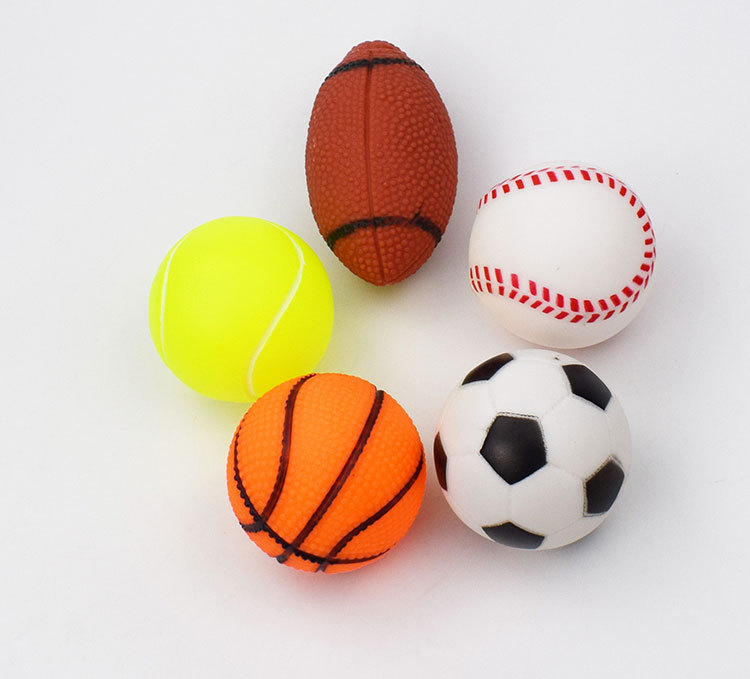 狗狗磨牙耐咬訓練球 發聲球 一個入 (款式隨機) (圖片3)