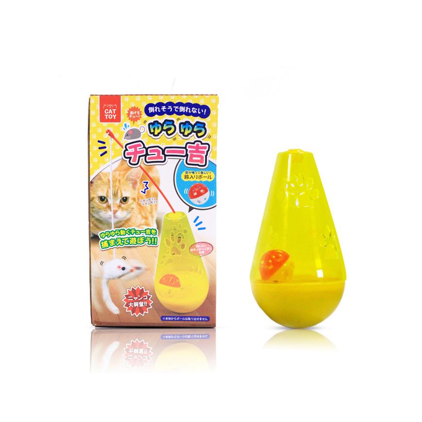 CAT TOY 貓玩具 貓咪吊吊小鼠不倒翁 (顏色隨機) (圖片3)