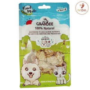 貓小食-GRANDEE-香港製造-天然風乾小食-純雞肉粒-50g-貓犬用-GD-02-50-GRANDEE-寵物用品速遞
