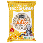 NEO-SUNA-豆腐貓砂-日本NEO-SUNA-通心豆腐貓砂-6L-黃色-豆腐貓砂-豆乳貓砂-寵物用品速遞
