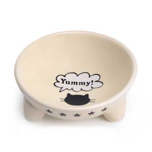 貓犬用日常用品-陶瓷寵物碗-Yummy-顏色隨機-貓犬用-寵物用品速遞