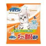 紙貓砂 Unicharm 日本變色消臭紙貓砂 5L 貓砂 紙貓砂 寵物用品速遞