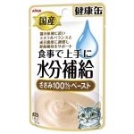 日本AIXIA愛喜雅 健康缶水分補給濕糧包 雞肉味 40g (粉啡) 貓罐頭 貓濕糧 AIXIA 愛喜雅 寵物用品速遞