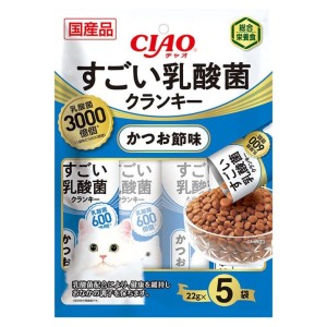 INABA-CIAO-日本CIAO-貓乾糧100億個乳酸菌-海鮮混合味-22g-5袋入-藍-CIAO-INABA-寵物用品速遞