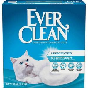 Ever-Clean愛牠潔-Ever-Clean-美國礦物貓砂-Everfresh-愛牠潔-高效活性炭粗粒配方-低過敏無香味-25lbs-EF25-破損品-貓糧及貓砂-寵物用品速遞