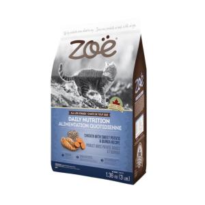 Zoe-ZOE-貓糧-穀物營養雞肉配甜薯蔾麥-成貓尿道配方-ZO571-3lbs-1_36kg-Zoe-寵物用品速遞