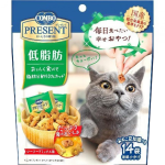 COMBO 日本二合一健康貓零食 低脂健康維持配方 42g (綠) 貓零食 寵物零食 COMBO 寵物用品速遞