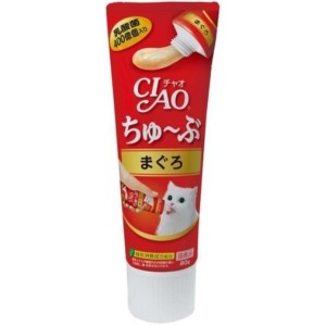 INABA-CIAO-日本CIAO乳酸菌營養膏-吞拿魚味-80g-黃-CS-151-貓咪去毛球-寵物用品速遞
