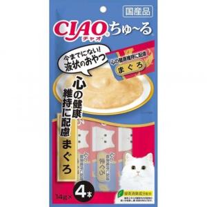 INABA-CIAO-日本CIAO肉泥餐包-心臟健康配慮-吞拿魚-56g-天藍色-SC-170-CIAO-INABA-寵物用品速遞