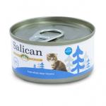 Salican 白肉吞拿魚慕絲幼貓罐頭 85g 深藍 (001969) 貓罐頭 貓濕糧 Salican 寵物用品速遞