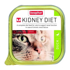 貓罐頭-貓濕糧-BEAPHAR-KIDNEY-DIET-腎臟保健配方貓罐頭鴨肉100g-綠色-13378-BEAPHAR-KIDNEY-DIET-寵物用品速遞