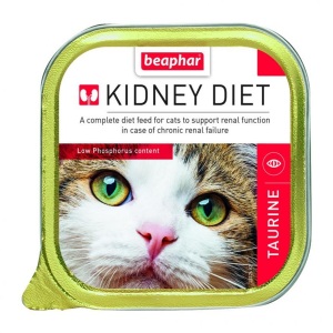 貓罐頭-貓濕糧-BEAPHAR-KIDNEY-DIET-腎臟保健配方貓罐頭牛黃酸100g-紅色-13376-BEAPHAR-KIDNEY-DIET-寵物用品速遞