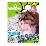 豆腐貓砂 GRANDEE Cat Litter 綠茶味豆腐貓砂 20L (CL/GD20G) 貓砂 豆腐貓砂 寵物用品速遞