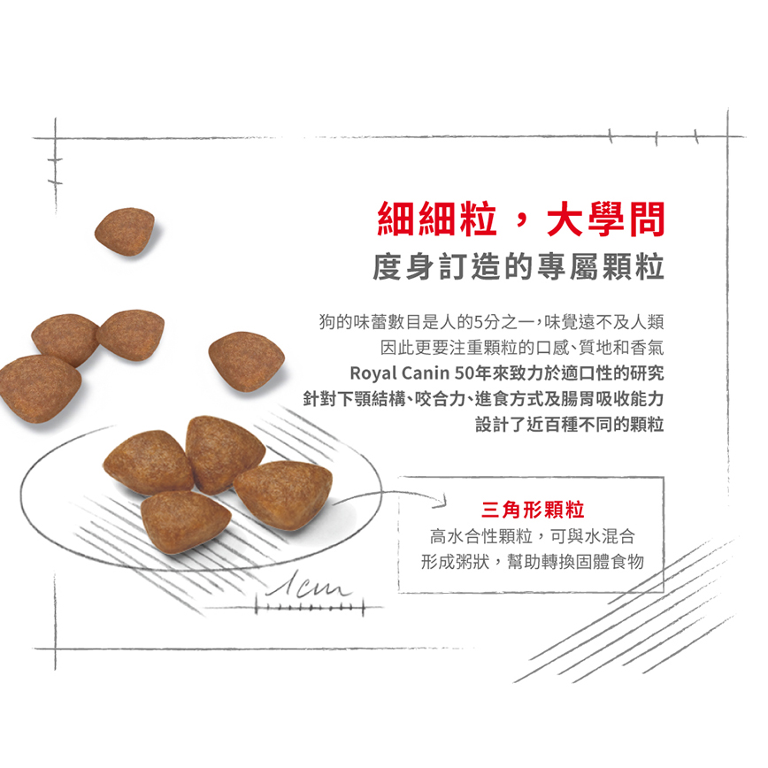 Royal Canin 狗糧 法國皇家狗糧 健康營養系列 小型初生犬及母犬營養配方 小型初生BB糧 MIST 3kg (2990030011) (圖片3)