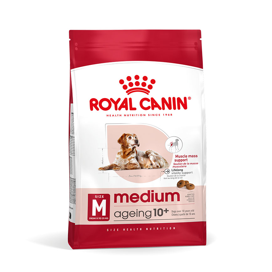 Royal Canin Royal Canin 狗糧 法國皇家狗糧 健康營養系列 中型老犬10+營養配方 中型老犬糧 10+ 3kg