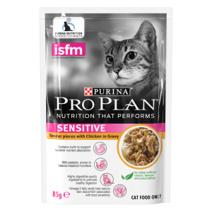 PROPLAN冠能-Pro-Plan-功能性成貓抗敏感配方-醬汁雞肉-85g-12407099-PROPLAN-冠能-寵物用品速遞