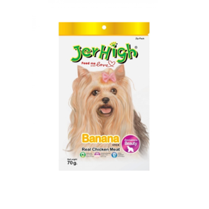 狗小食-Jerhigh-狗小食-banana-香蕉味雞肉條-70g-JER17-JerHigh-寵物用品速遞