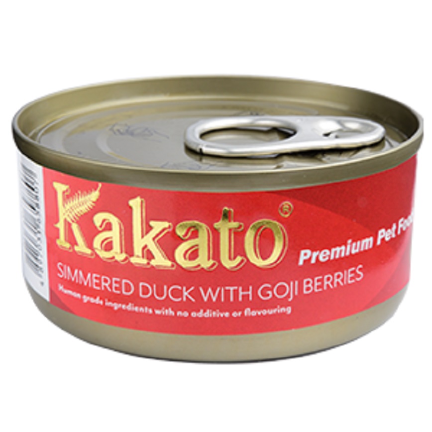 Kakato Kakato 罐頭 貓狗罐頭 金蕨系列 杞子燉鴨 70g (貓狗共用) (TD0880EIN)