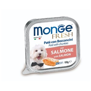 狗罐頭-狗濕糧-Monge-Fresh-狗餐盒-三文魚-100g-MO3086-Monge-寵物用品速遞