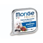 Monge Fresh 狗餐盒 鴨肉 100g (MO3048) 狗罐頭 狗濕糧 Monge 寵物用品速遞