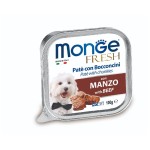 Monge Fresh 狗餐盒 牛肉 100g (MO3079) 狗罐頭 狗濕糧 Monge 寵物用品速遞
