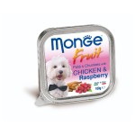Monge Fruits 狗餐盒 雞肉山莓 100g (MO3215) 狗罐頭 狗濕糧 Monge 寵物用品速遞