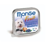 Monge Fruits 狗餐盒 火雞藍莓 100g (MO3208) 狗罐頭 狗濕糧 Monge 寵物用品速遞