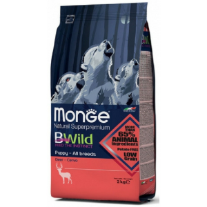 狗糧-Monge-Bwild-狗糧-野生肉類蛋白質成犬及幼犬配方-鹿肉-15kg-MO6014-Monge-寵物用品速遞