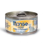 Monge Natural 真肉絲狗罐 雞肉芝士 95g (MO6934) 狗罐頭 狗濕糧 Monge 寵物用品速遞