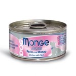 Monge Natural 真肉絲狗罐 雞肉牛肉 95g (MO6958) 狗罐頭 狗濕糧 Monge 寵物用品速遞
