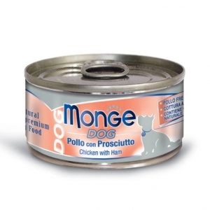 Monge-Natural-真肉絲狗罐-雞肉火腿-95g-MO6941-Monge-寵物用品速遞