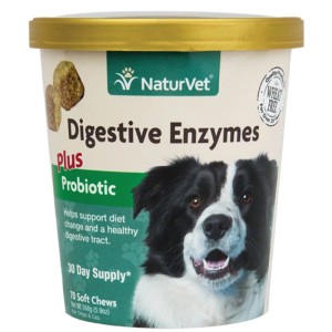 狗狗保健用品-NaturVet天然寶-益生菌保健品-70粒-犬用-N3699-營養保充劑-寵物用品速遞
