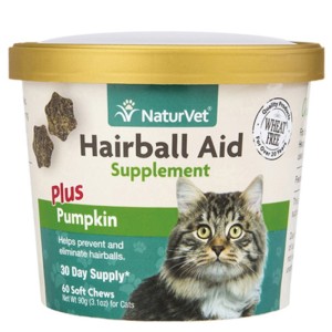 貓咪保健用品-NaturVet天然寶-吐毛粒-60粒-貓用-N3646-貓咪去毛球-寵物用品速遞