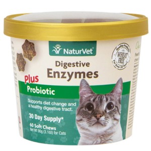 貓咪保健用品-NaturVet天然寶-益生菌保健品-60粒-貓用-N3645-營養膏-保充劑-寵物用品速遞